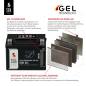 Preview: SIGA Bike Gel Motorradbatterie 6N6-3B-1 6Ah 6V
