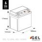 Preview: Batteria per moto SIGA Bike Gel YIX30L-BS 30Ah 12V
