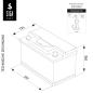 Preview: SIGA US Performance Autobatterie PPL 90Ah 12V