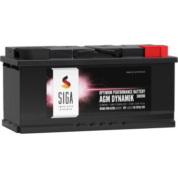 Preview: SIGA AGM Dynamik Autobatterie 105Ah 12V