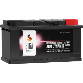 Preview: SIGA AGM Dynamik Autobatterie 95Ah 12V