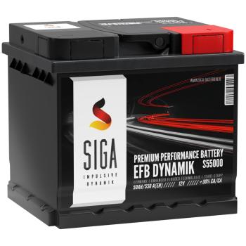 Preview: SIGA EFB Autobatterie 50Ah 12V
