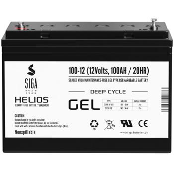 Preview: SIGA Helios GEL Batterie 100Ah 12V