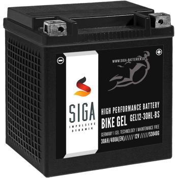 Preview: Batterie moto gel SIGA YIX30L-BS 30 Ah 12 V