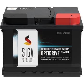 Preview: SIGA OptiDrive Autobatterie 50Ah 12V