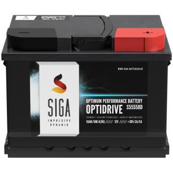 Preview: SIGA OptiDrive Autobatterie 55Ah 12V