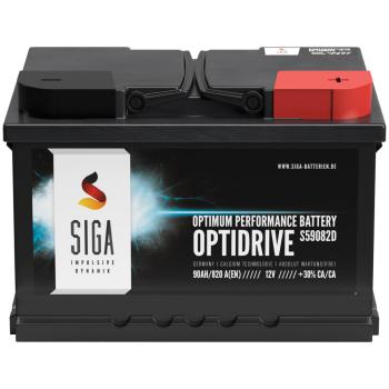 Preview: SIGA OptiDrive Autobatterie 90Ah 12V