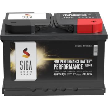 Preview: SIGA Performance Autobatterie 80Ah 12V
