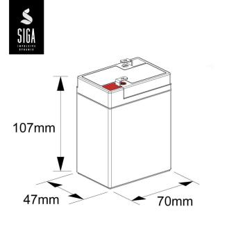 Batteria SIGA Phaeton AGM Deep Cycle 5Ah 6V