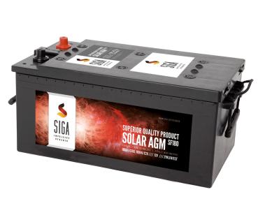 Preview: SIGA SOLAR AGM Solarbatterie 180AH 12V