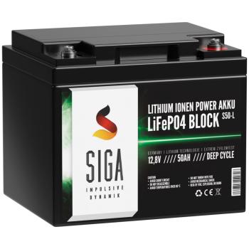Preview: SIGA Lithium Batterie 50Ah 12,8V LiFePO4