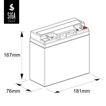SIGA Phaeton AGM Deep Cycle Akku 20Ah 12V