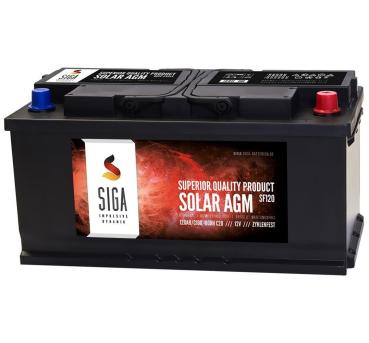 SIGA AGM Solarbatterie 120Ah 12V