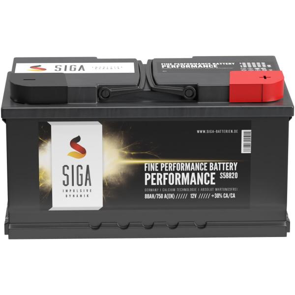 SIGA Performance Autobatterie 88Ah 12V