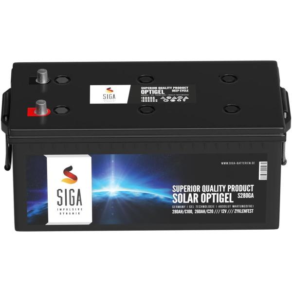 SIGA SOLAR OPTIGEL Solar Battery 280Ah 12V