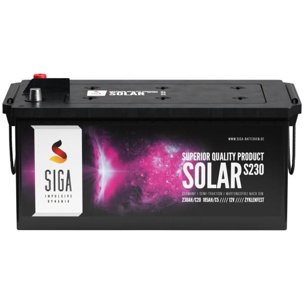 SIGA Solarbatterie 230Ah 12V